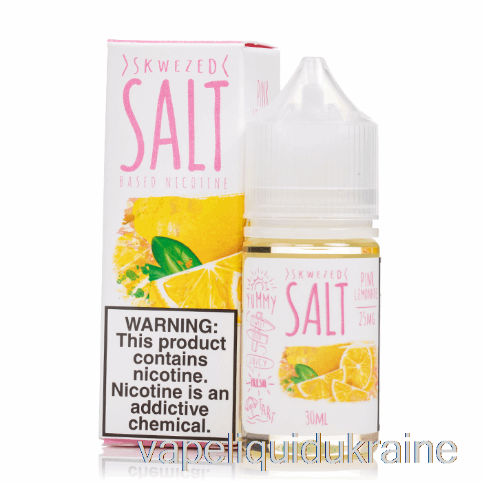 Vape Liquid Ukraine Pink Lemonade - SKWEZED Salts - 30mL 25mg